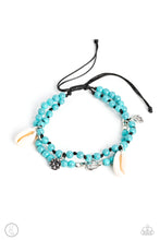 Load image into Gallery viewer, Paparazzi Accessories: Buy and SHELL - Blue Anklet