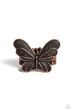 Load image into Gallery viewer, Paparazzi Accessories: Fairy Wings - Copper Butterfly Ring