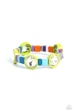 Load image into Gallery viewer, Paparazzi Accessories: Multicolored Madness - Green Bracelet