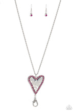 Load image into Gallery viewer, Paparazzi Accessories: Radiant Romeo - Pink Heart Lanyard