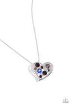 Load image into Gallery viewer, Paparazzi Accessories: Romantic Recognition - Purple Iridescent Heart Necklace