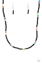 Load image into Gallery viewer, Paparazzi Accessories: Tis the SEA-SUN - Black Seed Bead Necklace