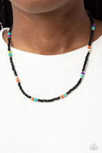 Load image into Gallery viewer, Paparazzi Accessories: Tis the SEA-SUN - Black Seed Bead Necklace