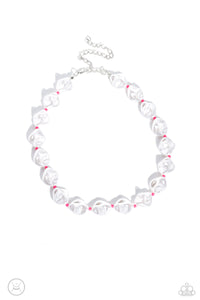 Paparazzi Accessories: SHORE Enough - Pink Pearl Choker