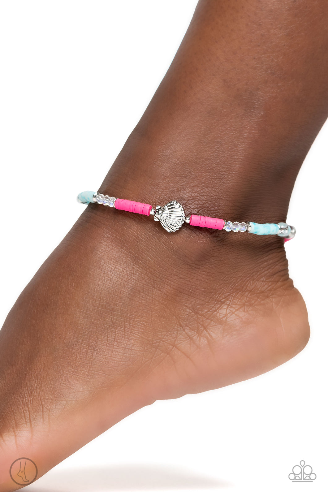 Paparazzi Accessories: Carefree Coral - Pink Anklet