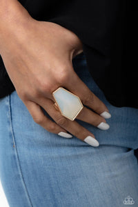Paparazzi Accessories: Geotic Glaze - Gold Ring