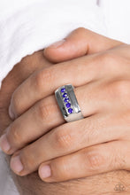 Load image into Gallery viewer, Paparazzi Accessories: BRAWL For One - Blue Rhinestone Ring