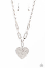 Load image into Gallery viewer, Paparazzi Accessories: Roadside Romance - White Heart Necklace