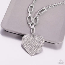 Load image into Gallery viewer, Paparazzi Accessories: Roadside Romance - White Heart Necklace