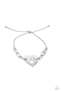 Paparazzi Accessories: PAW-sitively Perfect - Silver Pet Lover Bracelet