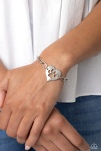 Load image into Gallery viewer, Paparazzi Accessories: PAW-sitively Perfect - Silver Pet Lover Bracelet