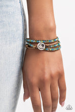 Load image into Gallery viewer, Paparazzi Accessories: PAW-sitive Thinking - Blue Pet Lover Bracelet