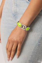 Load image into Gallery viewer, Paparazzi Accessories: Majestic Mashup - Green Iridescent Bracelet
