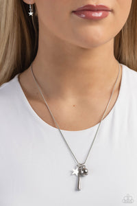 Paparazzi Accessories: Hey Batter Batter! - Silver Sports Lover Necklace