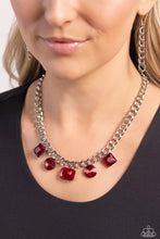 Load image into Gallery viewer, Paparazzi Accessories: Alternating Audacity - Red Necklace