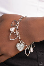 Load image into Gallery viewer, Paparazzi Accessories: GLOW Your Heart - White Bracelet