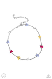 Paparazzi Accessories: FLYING in Wait - Multi Butterfly Choker Necklace