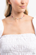 Load image into Gallery viewer, Paparazzi Accessories: FLYING in Wait - Multi Butterfly Choker Necklace