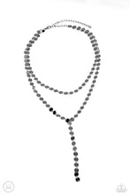 Load image into Gallery viewer, Paparazzi Accessories: Reeling in Radiance - Black Choker Necklace