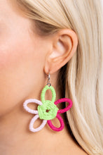 Load image into Gallery viewer, Paparazzi Accessories: Spin a Yarn - Pink Oversized Earrings