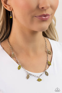Paparazzi Accessories: KISS the Mark - Yellow Necklace