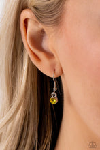 Load image into Gallery viewer, Paparazzi Accessories: KISS the Mark - Yellow Necklace