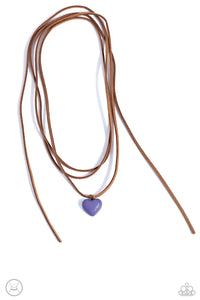 Paparazzi Accessories: Wanderlust Wardrobe - Blue Heart Choker Necklace