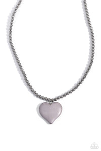 Paparazzi Accessories: Picturesque Pairing - Silver Heart Necklace