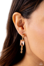 Load image into Gallery viewer, Paparazzi Accessories: Elite Ensemble - Gold Iridescent Earrings
