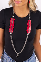 Load image into Gallery viewer, Paparazzi Accessories: Shell Sensation - Red Lanyard