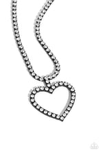 Load image into Gallery viewer, Paparazzi Accessories: Flirting Fancy - Black Heart Necklace