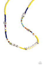 Load image into Gallery viewer, Paparazzi Accessories: Happy to See You - Yellow Inspirational Necklace