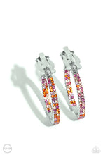 Load image into Gallery viewer, Paparazzi Accessories: Outstanding Ombré - Orange Clip-On Earrings