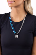 Load image into Gallery viewer, Paparazzi Accessories: LOCK and Roll - Blue Necklace
