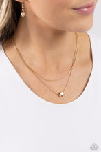 Load image into Gallery viewer, Paparazzi Accessories: Sweetheart Series - Gold Heart Necklace