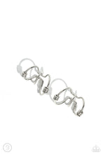 Load image into Gallery viewer, Paparazzi Accessories: Mobile Maven - Silver Cuff Earrings