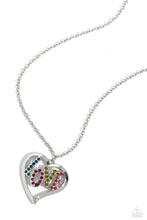 Load image into Gallery viewer, Paparazzi Accessories: Loving Landmark - Multi - Inspirational Heart Necklace