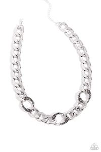 Paparazzi Accessories: Gleaming Harmony - Silver Necklace