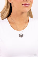 Load image into Gallery viewer, Paparazzi Accessories: Textured Talent - Red Butterfly Necklace