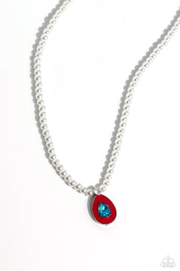 Paparazzi Accessories: PEARL-demonium - Red Necklace