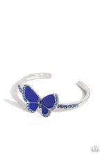 Load image into Gallery viewer, Paparazzi Accessories: Particularly Painted - Blue Butterfly Bracelet