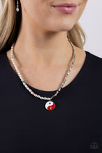 Load image into Gallery viewer, Paparazzi Accessories: Youthful Yin and Yang - Red Necklace
