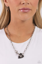 Load image into Gallery viewer, Paparazzi Accessories: Radical Romance - Black Heart Necklace