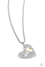 Load image into Gallery viewer, Paparazzi Accessories: Tilted Trailblazer - Green Heart Necklace
