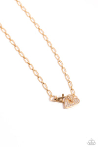 Paparazzi Accessories: Radical Romance - Gold Necklace