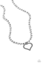 Load image into Gallery viewer, Paparazzi Accessories: Faceted Factor - Silver Necklace