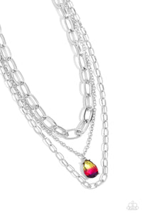 Paparazzi Accessories: Teardrop Tiers - Multi Necklace