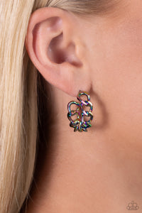 Paparazzi Accessories: Casual Confidence - Multi Oil Spill Earrings