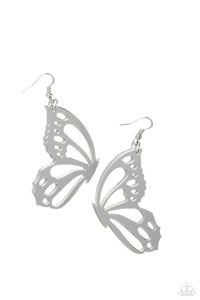 Paparazzi Accessories: WING of the World - Silver Earrings
