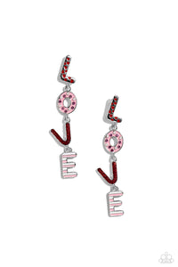 Paparazzi Accessories: "Admirable Assortment Earrings and Lovestruck Leisure Bracelet - Red SET